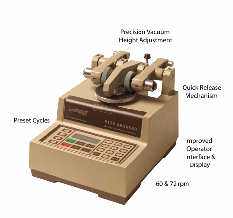 Taber rotary platform abraser